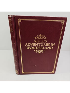 Alice's Adventures In Wonderland 1980 0 7064 1312 1 Red Cover Kingsport Press US